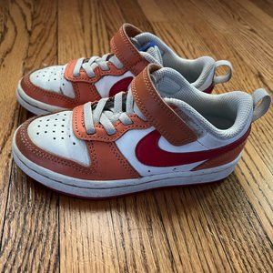 Nike Size 10.5 Orange and Red Sneakers